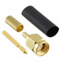 901-10025-RFX - CONN SMA PLUG STR 50 OHM SOLDER