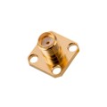 60312422114521 - SMA PANEL JACK 4-HOLE FLANGE STR
