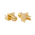 901-10044-6RFX - SMA EDGE LAUNCH PCB JACK, 50 OHM