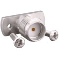 CONSMA017-1 - SMA FML, 2-HOLE FLANGE, GOLD