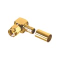 RSA-3010-1C - SMA MALE R/A CRIMP; 50 OHMS