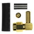72958 - CONN SMA PLUG R/A 50 OHM CRIMP