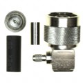 CONN012-R58 - CONN N PLUG R/A 50 OHM SOLDER
