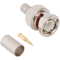 112122 - CONN BNC PLUG STR 50 OHM CRIMP