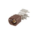 D4S20Y-400A5-F - CONN HSD FAKRA PLUG R/A 100OHM