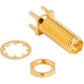 132291RP - SMA STRAIGHT PCB JACK, THROUGH H