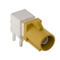 2FA1-NCRP-PCB-6 - FAKRA RIGHT ANGLE PCB PLUG, 50 O
