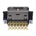 10126-3000PE - CONN PLUG 26POS STR SLDR CUP