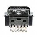 10120-3000PE - CONN PLUG 20POS STR SLDR CUP