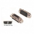 DX20M-20S - CONN MINI HD RCPT 20P PCB SOLDER