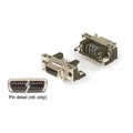 DX10G1M-14S - CONN MINI HD RCPT 14P R/A SOLDER