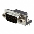 A-DS 09 A/KG-T2S - CONN D-SUB PLUG 9POS R/A SLDR