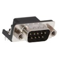 DE09-PL-25 - CONN D-SUB PLUG 9POS R/A SLDR