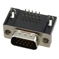 10090926-P154XLF - CONN D-SUB HD PLUG 15P R/A SLDR