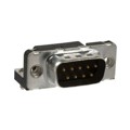 D09P13A4GX00LF - CONN D-SUB PLUG 9POS R/A SLDR