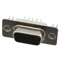 10090929-S154XLF - CONN D-SUB HD RCPT 15P VERT SLDR