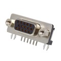 K61X-E15S-NJ30 - CONN D-SUB HD RCPT 15P R/A SLDR