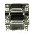 189-009-313R571 - CONN D-SUB PLUG/RCPT 9P R/A SLDR