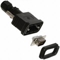 A-DS09-HOOD-WP - CONN D-SUB PLUG 9POS SLDR CUP