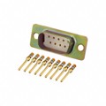 M24308/4-1F - CONN DSUB PLUG 9POS PNL MNT