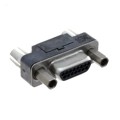 0836129024 - CONN MICRO-D PLUG 15P VERT SLDR
