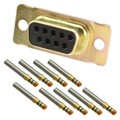 205555-2 - CONN D-SUB RCPT 9POS CRIMP