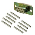 DEMA-9S - CONN D-SUB RCPT 9P PNL MT CRIMP