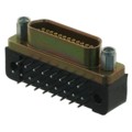 MDM-25SCBRP - CONN MICRO-D RCPT 25POS R/A SLDR