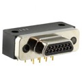 MDM-15PCBR-A174-F222 - CONN MICRO-D PLUG 15POS R/A SLDR