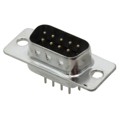 A-DS 09 PP/Z - CONN D-SUB PLUG 9POS VERT SLDR