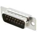 A-DS 15 LL/Z - CONN D-SUB PLUG 15POS SLDR CUP
