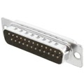 A-DS 25 LL/Z - CONN D-SUB PLUG 25POS SLDR CUP