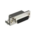 A-DF 15 A/KG-T4S - CONN D-SUB RCPT 15POS R/A SLDR