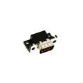 D09P13B4PA00LF - CONN D-SUB PLUG 9POS R/A SLDR