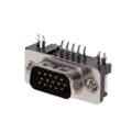 L717HDE15PD4CH4R - CONN D-SUB HD PLUG 15P R/A SLDR