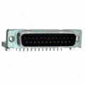 D25P33E4GX00LF - CONN D-SUB PLUG 25POS R/A SLDR
