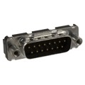 D15P24A4GV00LF - CONN D-SUB PLUG 15POS VERT SLDR