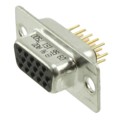 09561515500 - CONN D-SUB HD RCPT 15P VERT SLDR