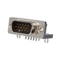 K66X-E15P-N30 - CONN D-SUB HD PLUG 15P R/A SLDR