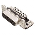 1-106506-2 - CONN D-SUB RCPT 15POS R/A SLDR
