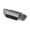 09662526612 - CONN D-SUB RCPT 15POS R/A SLDR