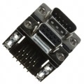 189-009-413R491 - CONN D-SUB PLUG/RCPT 9P R/A SLDR
