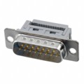 09662286700 - CONN D-SUB PLUG 15P PNL MNT IDC