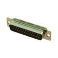 DBM-25P - CONN D-SUB PLUG 25POS PNL MNT