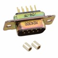 M24308/24-7F - CONN D-SUB PLUG 9POS VERT SOLDER