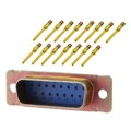 205558-2 - CONN D-SUB PLUG 15POS CRIMP