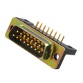 DAMM-15P-D - CONN D-SUB PLUG 15POS R/A SLDR