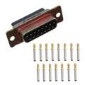 205557-2 - CONN D-SUB RCPT 15POS CRIMP