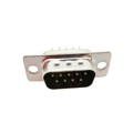 DE09-PT-1 - CONN D-SUB PLUG 9POS VERT SLDR