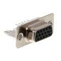 10090929-S156XLF - CONN D-SUB HD RCPT 15P VERT SLDR